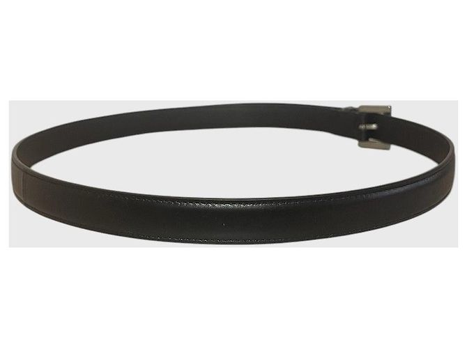 Autre Marque Saint Laurent Cassandre Gürtel schwarz Gr. 85 - Ansicht 4