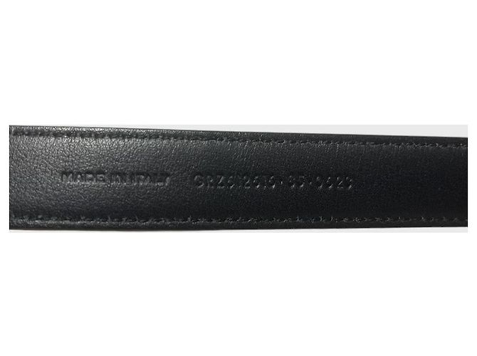 Autre Marque Saint Laurent Cassandre Gürtel schwarz Gr. 85 - Ansicht 5