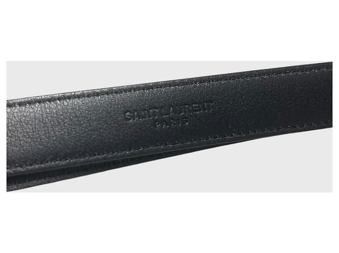 Autre Marque Saint Laurent Cassandre Gürtel schwarz Gr. 85 - Ansicht 6