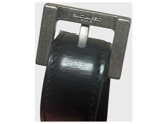 Autre Marque Saint Laurent Cassandre Gürtel schwarz Gr. 85 - Ansicht 7