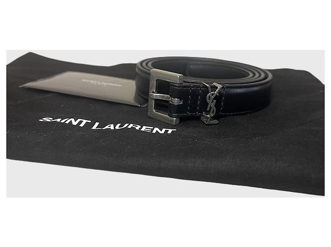 Autre Marque Saint Laurent Cassandre Gürtel schwarz Gr. 85 - Ansicht 8