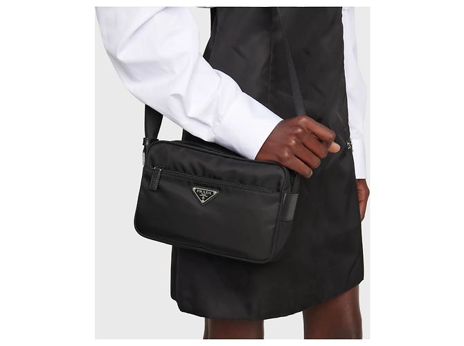 Borsa Prada Re-nylon nera Nero - vista 2