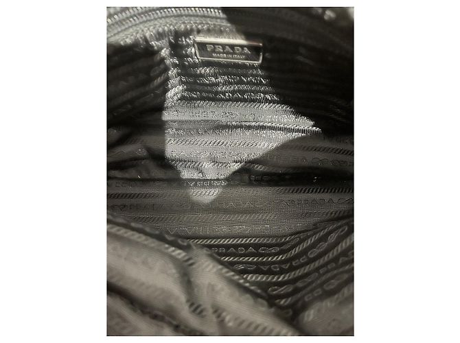Borsa Prada Re-nylon nera Nero - vista 7