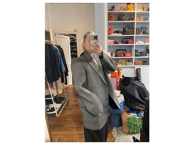 Balenciaga graue Jacke Gr.42 - Ansicht 10