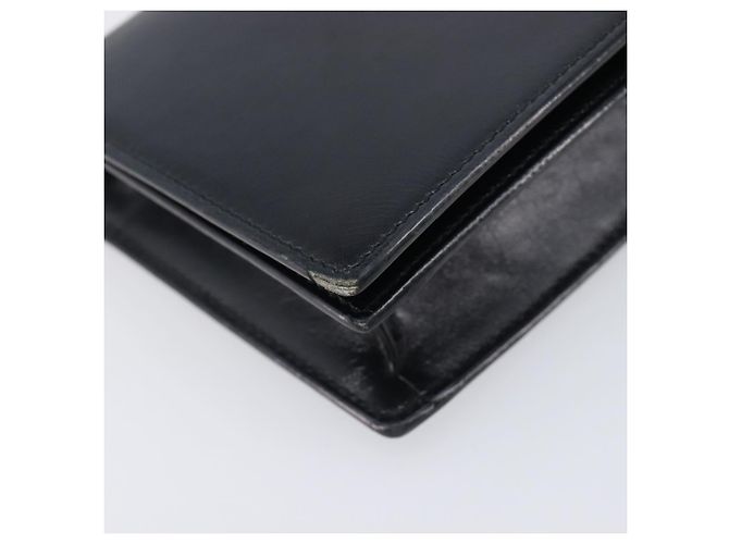 Autre Marque Borsa a tracolla SAINT LAURENT in pelle nera e oro Auth bs37414 Nero D'oro - vista 12