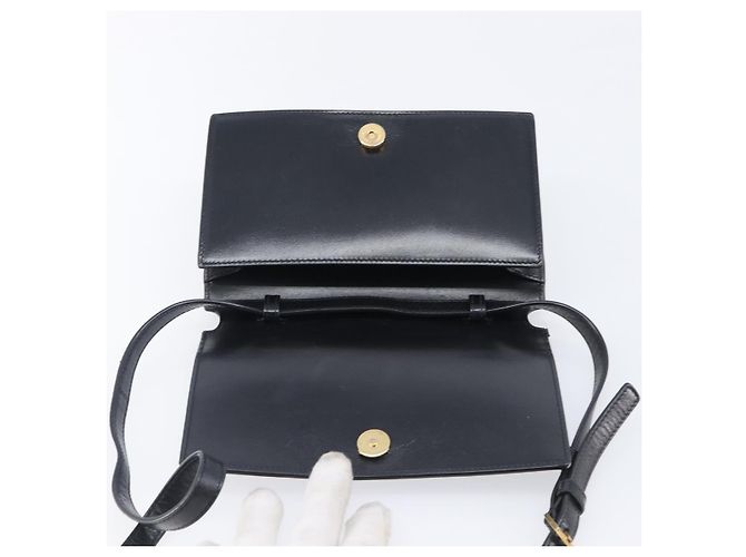 Autre Marque Borsa a tracolla SAINT LAURENT in pelle nera e oro Auth bs37414 Nero D'oro - vista 16