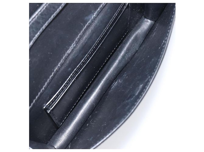 Autre Marque Borsa a tracolla SAINT LAURENT in pelle nera e oro Auth bs37414 Nero D'oro - vista 17