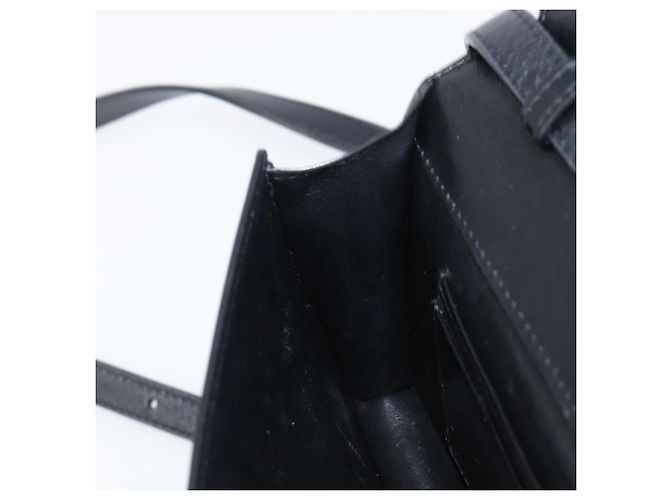 Autre Marque Borsa a tracolla SAINT LAURENT in pelle nera e oro Auth bs37414 Nero D'oro - vista 19