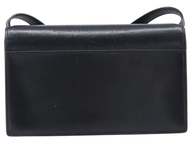 Autre Marque Borsa a tracolla SAINT LAURENT in pelle nera e oro Auth bs37414 Nero D'oro - vista 3