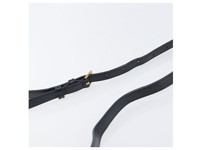 Autre Marque Borsa a tracolla SAINT LAURENT in pelle nera e oro Auth bs37414 Nero D'oro - vista 9