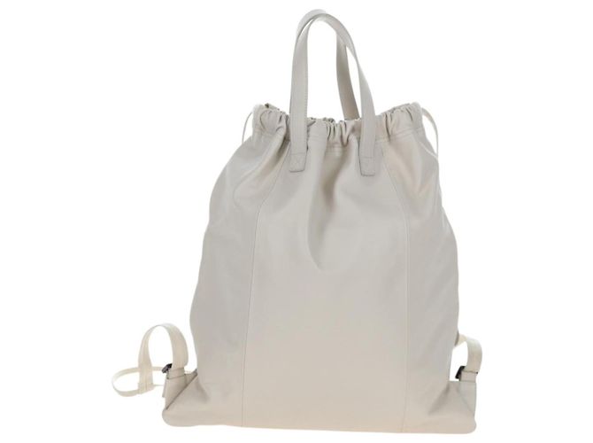 BOTTEGA VENETA Rucksack Leder 2way Ivory Auth 206074V Roh - Ansicht 3