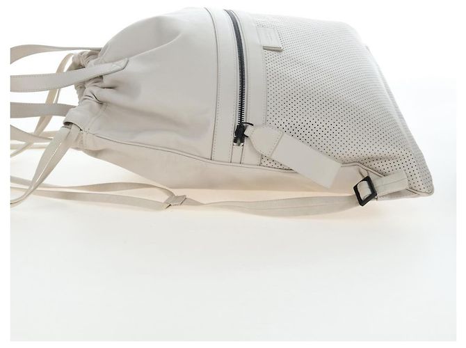 BOTTEGA VENETA Rucksack Leder 2way Ivory Auth 206074V Roh - Ansicht 4