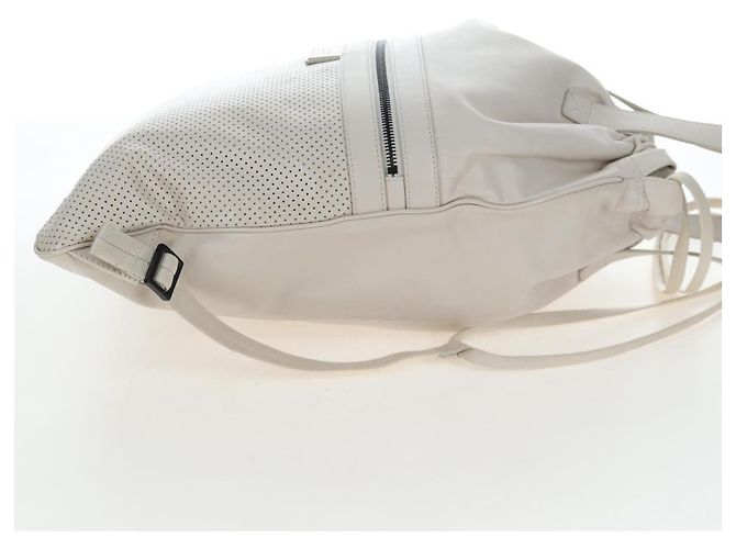 BOTTEGA VENETA Rucksack Leder 2way Ivory Auth 206074V Roh - Ansicht 5