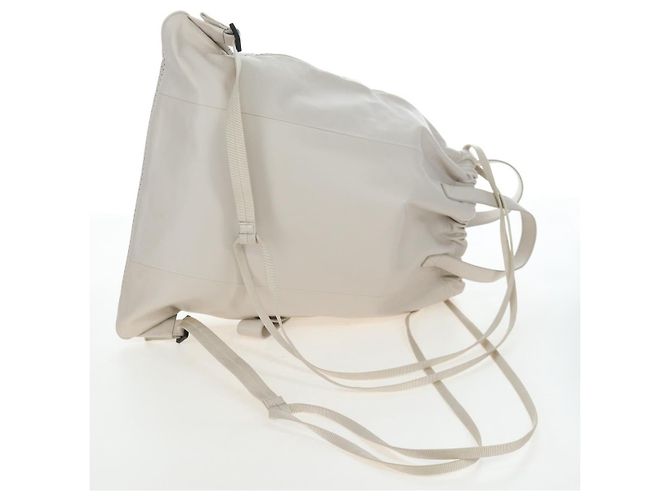 BOTTEGA VENETA Rucksack Leder 2way Ivory Auth 206074V Roh - Ansicht 9