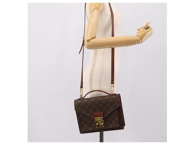 Bolso de mano LOUIS VUITTON Monogram Monceau 26 M51187 LV Auth ep16227A Monograma - vista 26
