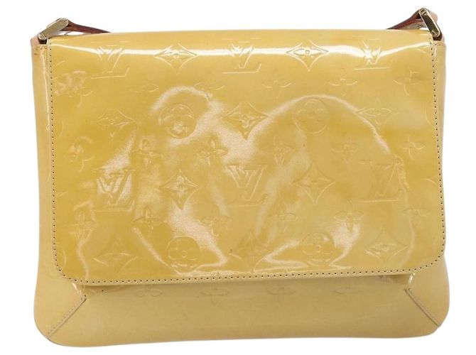 LOUIS VUITTON Monogram Vernis Thompson Street Bag Beige M91301 LV Auth ep15853A - vista 13