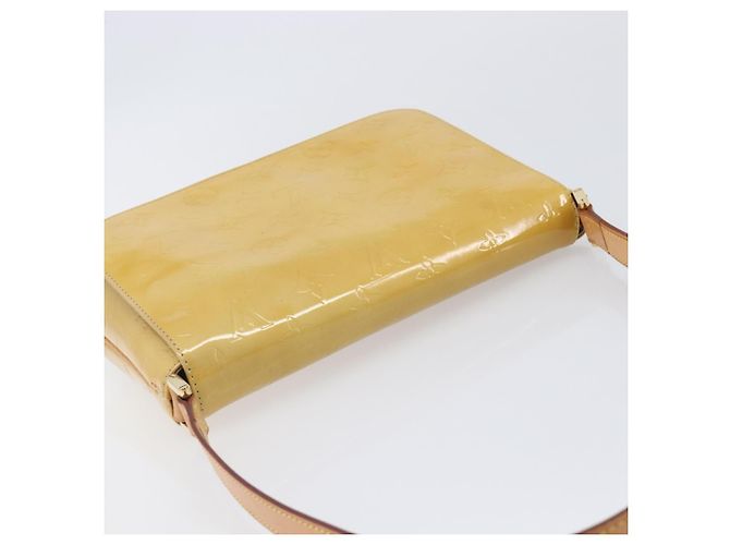 LOUIS VUITTON Monogram Vernis Thompson Street Bag Beige M91301 LV Auth ep15853A - vista 14