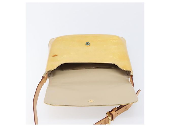 LOUIS VUITTON Monogram Vernis Thompson Street Bag Beige M91301 LV Auth ep15853A - vista 21