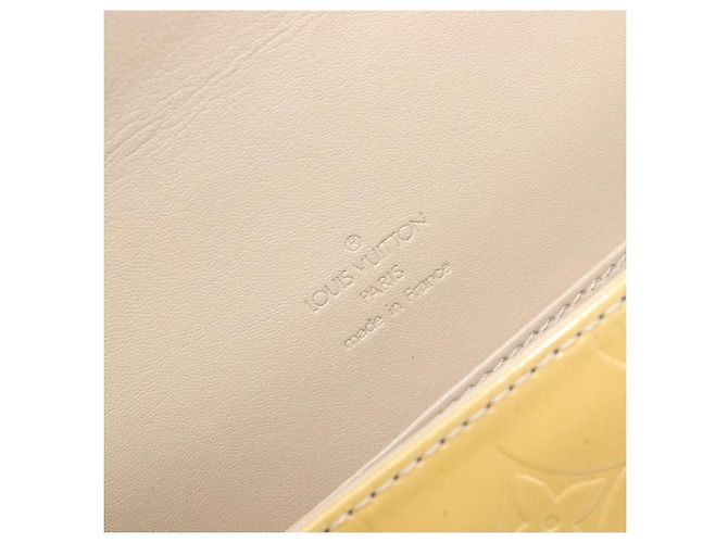 LOUIS VUITTON Monogram Vernis Thompson Street Bag Beige M91301 LV Auth ep15853A - vista 22