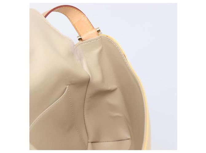 LOUIS VUITTON Monogram Vernis Thompson Street Bag Beige M91301 LV Auth ep15853A - vista 23