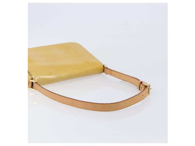 LOUIS VUITTON Monogram Vernis Thompson Street Bag Beige M91301 LV Auth ep15853A - vista 6