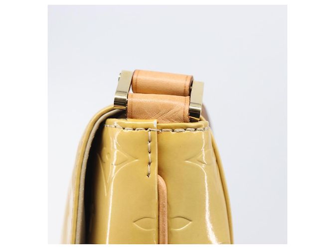 LOUIS VUITTON Monogram Vernis Thompson Street Bag Beige M91301 LV Auth ep15853A - vista 8