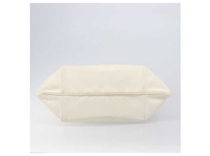 Borsa Tote BOTTEGA VENETA Canvas Beige Gold Auth ep15985 D'oro - vista 9