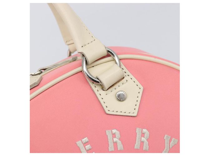 Borsa a mano BURBERRY Nylon Rosa Argento Auth bs37234 - vista 15