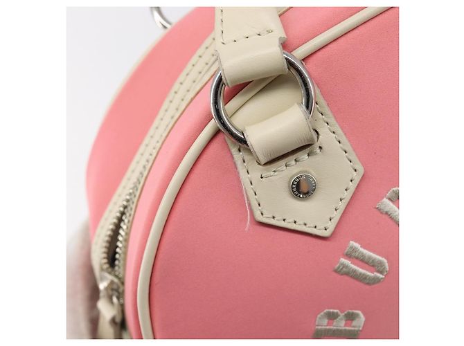 Borsa a mano BURBERRY Nylon Rosa Argento Auth bs37234 - vista 17