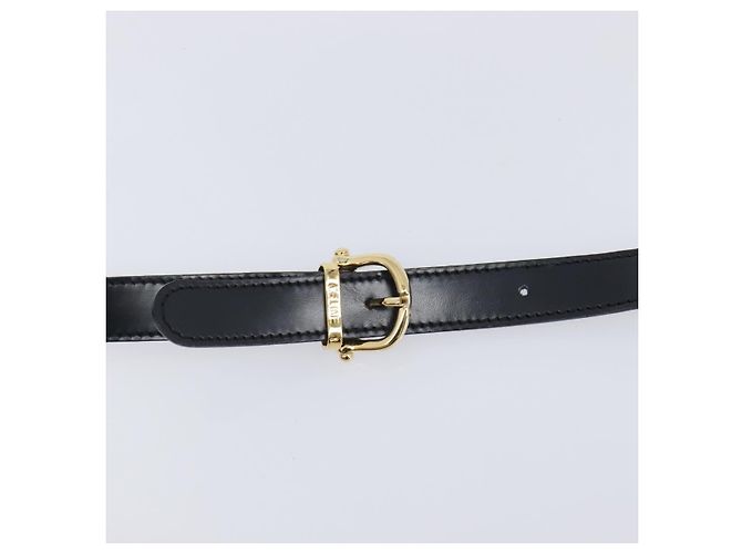 Céline Bolsa de Ombro CELINE Macadam Canvas PVC Leather Black Gold Auth ep16100 Preto Dourado - vista 10