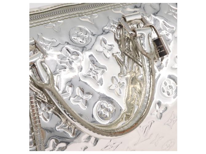 Borsa LOUIS VUITTON Monogram Miroir Speedy 30 Silver Argent M95786 Auth 206125SAV Argento Monogramma - vista 18