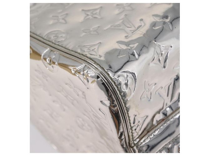 Borsa LOUIS VUITTON Monogram Miroir Speedy 30 Silver Argent M95786 Auth 206125SAV Argento Monogramma - vista 21
