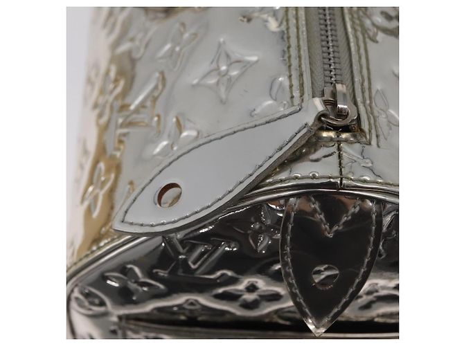 Borsa LOUIS VUITTON Monogram Miroir Speedy 30 Silver Argent M95786 Auth 206125SAV Argento Monogramma - vista 25