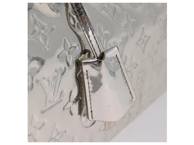 Borsa LOUIS VUITTON Monogram Miroir Speedy 30 Silver Argent M95786 Auth 206125SAV Argento Monogramma - vista 27