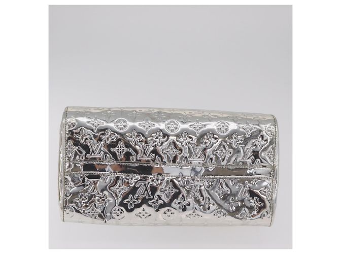 Borsa LOUIS VUITTON Monogram Miroir Speedy 30 Silver Argent M95786 Auth 206125SAV Argento Monogramma - vista 5