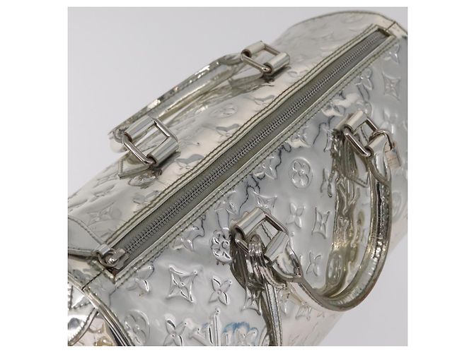 Borsa LOUIS VUITTON Monogram Miroir Speedy 30 Silver Argent M95786 Auth 206125SAV Argento Monogramma - vista 6