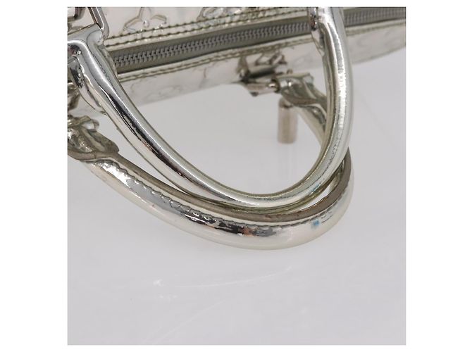 Borsa LOUIS VUITTON Monogram Miroir Speedy 30 Silver Argent M95786 Auth 206125SAV Argento Monogramma - vista 8