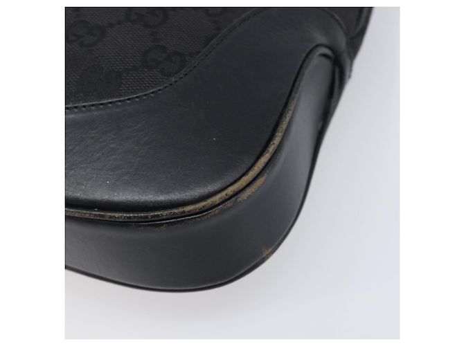Borsa a tracolla GUCCI GG Canvas Jackie Nero Argento 001 3306 Auth ep15894 - vista 11
