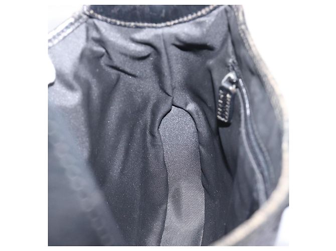 Borsa a tracolla GUCCI GG Canvas Jackie Nero Argento 001 3306 Auth ep15894 - vista 23