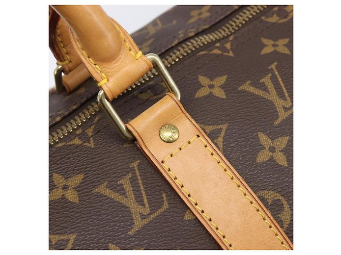 LOUIS VUITTON Monogram Keepall 50 Boston Bag M41426 LV Auth 201194V Monograma - vista 18
