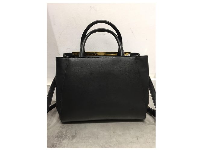 borsa Fendi 2Jours nera Nero - vista 4
