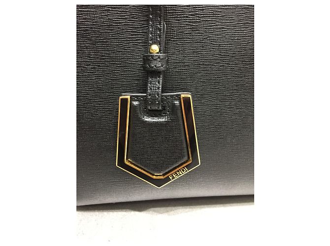 borsa Fendi 2Jours nera Nero - vista 8