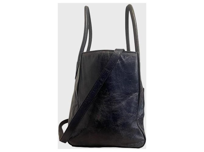 Double Bolsa Prada azul marinho - vista 3