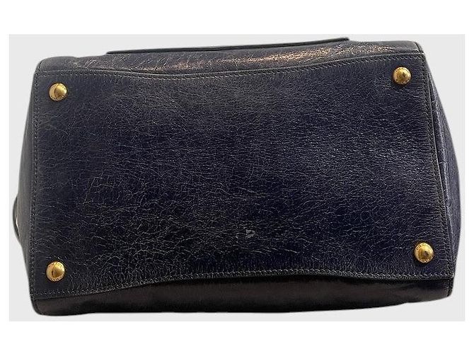 Double Bolsa Prada azul marinho - vista 5
