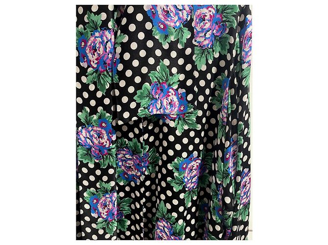 Blusa Balenciaga de lunares T.40 Negro - vista 2