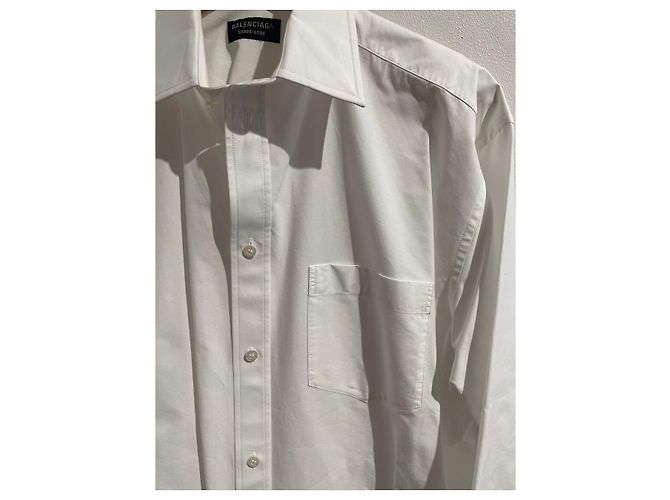 Camicia Balenciaga bianca T.40 Bianco - vista 2
