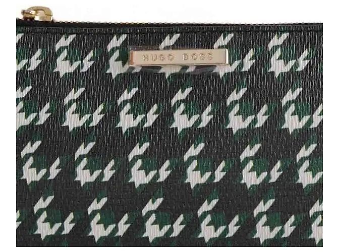 Hugo Boss Mini Handtasche Grün Stoff - Ansicht 2