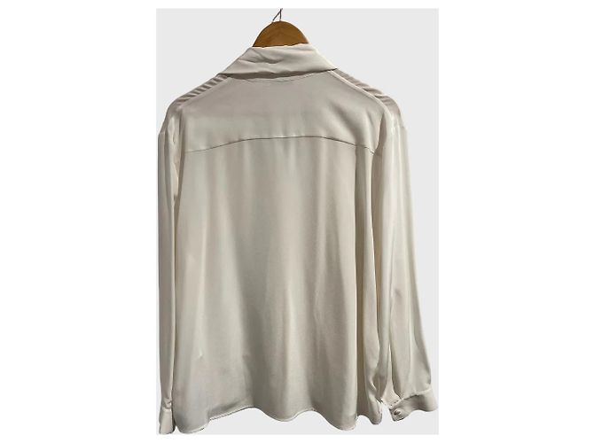 Balenciaga Bluse écru Gr.40 Beige - Ansicht 2