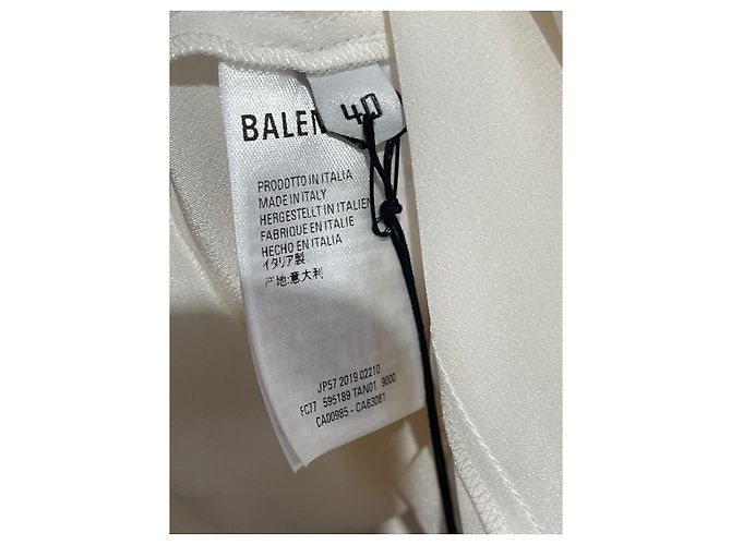 Balenciaga Bluse écru Gr.40 Beige - Ansicht 6
