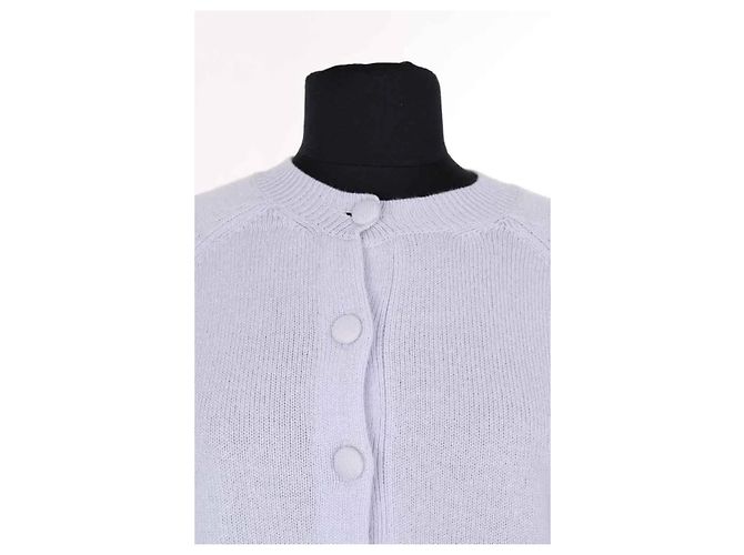 Alexandra Golovanoff Cardigan aus Kaschmir Blau S - vista 2